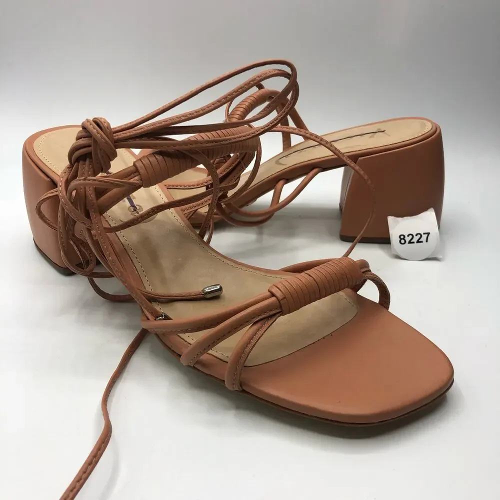 Free People X Vicenza Talons Love Struck Strappy Sandals Brown Size EU 38 / US 9